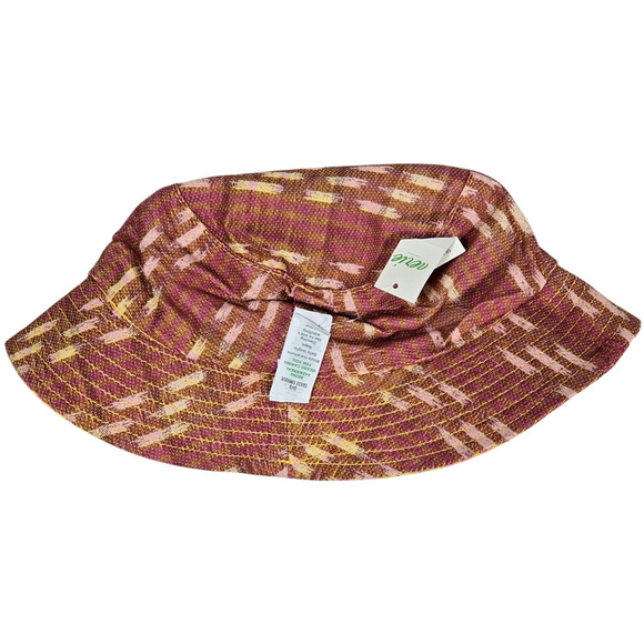 Aerie Women's Multi Color Aerie Jacquard Reversible Bucket Hat OS‎ NWT - Picture 4 of 6